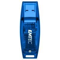 EMTEC C410 Color Mix Candy jar - USB-Flash-Laufwerk - 32 GB - USB 2.0 - Candy Red, Bonbonblau, gelbe Lackierung, Candy Green, Bonbonviolett (Packung mit 80)