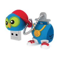 EMTEC Novelty 3D M341 DJ Owl - USB-Flash-Laufwerk