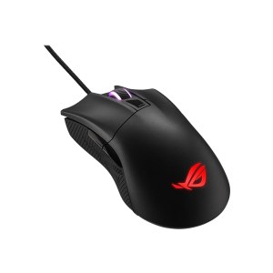 ASUS ROG Gladius II Core - Mano destra - Ottico - USB tipo A - 6200 DPI - Nero