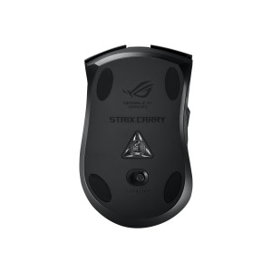 ASUS ROG Strix Carry - Maus - Für Rechtshänder - optisch - kabellos - 2.4 GHz, Bluetooth 5.0 LE - kabelloser Empfänger (USB)