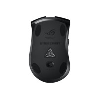 ASUS ROG Strix Carry - Maus - Für Rechtshänder - optisch - kabellos - 2.4 GHz, Bluetooth 5.0 LE - kabelloser Empfänger (USB)