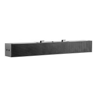 HP S101 - Soundbar - für Monitor - 2.5 Watt - Schwarz (Grill Farbe - Schwarz)