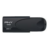 PNY Attache 4 - 128 GB - USB tipo A - 3.2 Gen 1 (3.1 Gen 1) - 80 MB/s - Senza coperchio - Nero