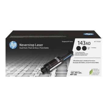 HP Kit ricarica toner nero originale Neverstop 143AD - dual-pack - 2500 pagine - Nero - 2 pz