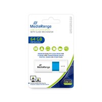 MEDIARANGE USB-Stick 64GB USB 2.0 Color Edt. hellblau - Flash-Speicher - unsortiert