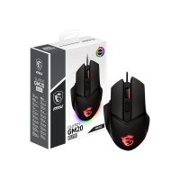 MSI Clutch GM20 Gaming - Maus - ergonomisch - Für Rechtshänder