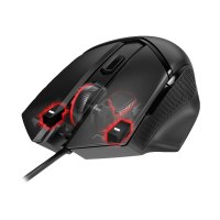 MSI Clutch GM20 Gaming - Maus - ergonomisch - Für Rechtshänder