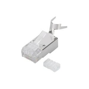 DIGITUS Modularstecker für Rundkabel, CAT 6A,...