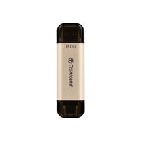 Transcend JetFlash 930C - 128 GB - USB Type-A / USB Type-C - 3.2 Gen 1 (3.1 Gen 1) - 420 MB/s - Cuffia - Oro