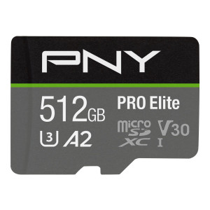 PNY PRO Elite - Flash memory card (microSDXC-to-SD adapter included)