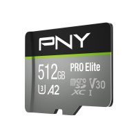 PNY PRO Elite - Flash memory card (microSDXC-to-SD adapter included)