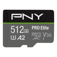 PNY PRO Elite - Flash memory card (microSDXC to SD adapter included)