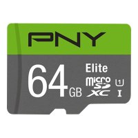 PNY Elite - Flash-Speicherkarte - 64 GB - UHS-I U1 / Class10