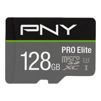 PNY PRO Elite - Flash-Speicherkarte (microSDXC-an-SD-Adapter inbegriffen)