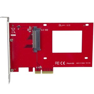 StarTech.com U.2 to PCIe Adapter for 2.5" U.2 NVMe SSD