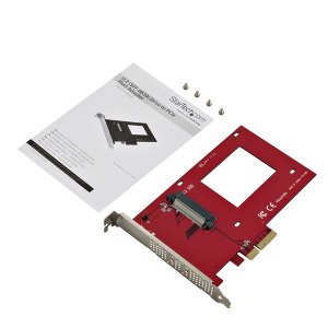 StarTech.com U.2 to PCIe Adapter for 2.5" U.2 NVMe SSD