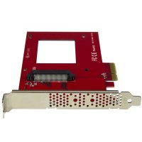 StarTech.com U.2 auf PCIe Adapter für 2,5" U.2 NVMe SSD - SFF 8639 - 4x PCI Express 3.0 - NVMe PCIe Adapter - U.2 PCIe Karte - Schnittstellenadapter - 2.5" (6.4 cm)