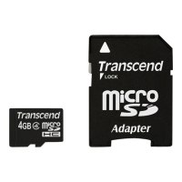 Transcend Flash memory card (microSDHC to SD adapter included)