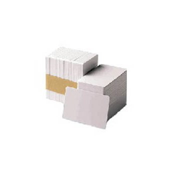 Zebra Premier PVC Card, 30 mil Low Coercivity Mag Stripe (5 packs x 100)