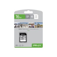 PNY Elite - 16 GB - SDHC - Classe 10 - UHS-I - Class 1 (U1) - Nero