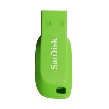 SanDisk Cruzer Blade 16GB USB Stick USB Type-A 2.0 Green