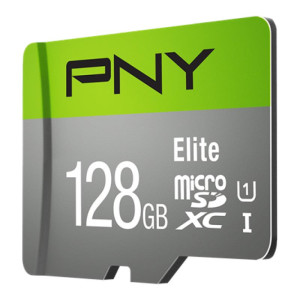 PNY Elite Memory Card 128GB MicroSDXC UHS-I Class 10