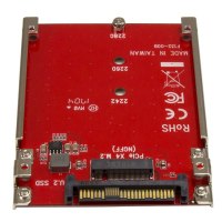 StarTech.com M.2 auf U.2 Adapter - für 1x M.2 NVMe SSD - U.2 (SFF-8639)