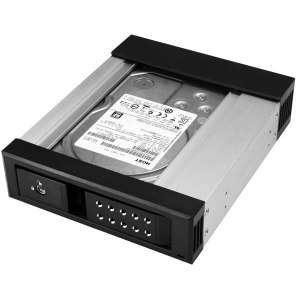 StarTech.com 5.25" to 3.5" Trayless Hard Drive Hot Swap Bay