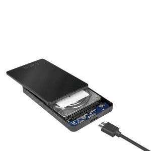 LogiLink - Speichergehäuse - 2.5" (6.4 cm) - SATA 6Gb/s - USB 3.0