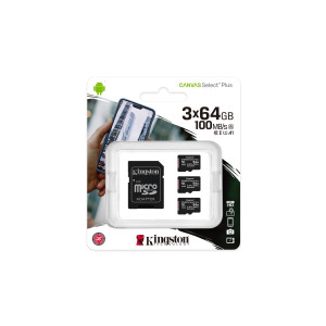 Kingston Canvas Select Plus - Flash memory card (microSDXC to SD adapter included)