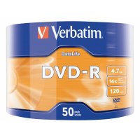 Verbatim 43791 DVD-Rohling 4,7 GB DVD-R 50 Stück(e)