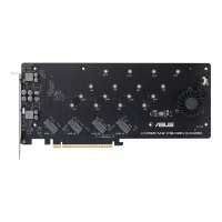 ASUS HYPER M.2 X16 GEN 4 CARD - Schnittstellenadapter - M.2 - Expansion Slot to M.2 - M.2 Card - PCIe 4.0 x16