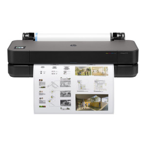 HP DesignJet T230 - 610 mm (24") Großformatdrucker - Farbe - Tintenstrahl - A1, ANSI D - 2400 x 1200 dpi - bis zu 0.58 Min./Seite (einfarbig)/