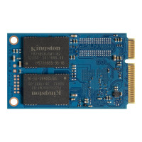 Kingston KC600 - SSD - encrypted - 256 GB - internal - mSATA - SATA 6Gb/s - 256-bit AES - TCG Opal Encryption, Self-Encrypting Drive (SED)