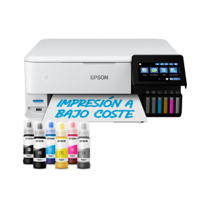 Epson EcoTank ET-8500 - Ad inchiostro - Stampa a colori - 5760 x 1440 DPI - Scansione a colori - A4 - Bianco