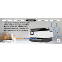 HP OfficeJet Pro 9010e - Thermal inkjet - Colour printing - 4800 x 1200 DPI - A4 - Direct printing - Black - White