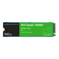 WD Green SN350 NVMe SSD WDS960G2G0C - SSD - 960 GB - internal - M.2 2280 - PCIe 3.0 x4 (NVMe)