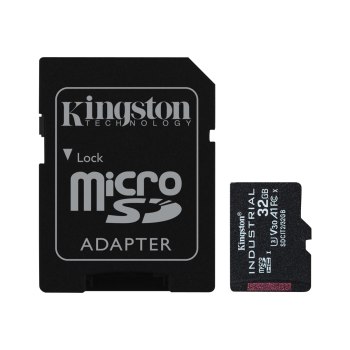 Kingston Industrial - Flash memory card (microSDHC to SD adapter included)