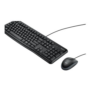 Logitech MK120 - Standard - Cablato - USB - QWERTY - Nero...