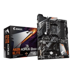 Gigabyte A520 AORUS ELITE - 1.0 - Motherboard - ATX - Socket AM4 - AMD A520 Chipsatz - USB 3.2 Gen 1, USB 3.2 Gen 2 - Gigabit LAN - Onboard-Grafik (CPU erforderlich)