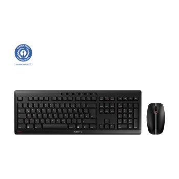 Cherry Stream Desktop - Standard - RF Wireless - QWERTZ - Nero - Mouse incluso