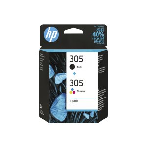 HP 305 - 2er-Pack - Schwarz, Farbe (Cyan, Magenta, Gelb)