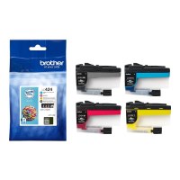 Brother 4-pack - black, yellow, cyan, magenta