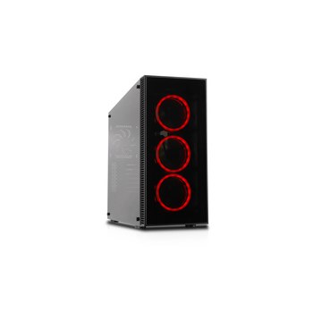 Ultron Geh Cooltek Vier Midi Tower RGB Schwarz ATX/M-ATX/ITX - Midi/Minitower - ATX - Micro/Mini/Flex-ATX - 2,5 " - PC-/Server Netzteil - USB 2.0 - USB 3.0 - 10,5 kg