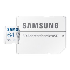 Samsung EVO Plus MB-MC64KA - Flash memory card (microSDXC to SD adapter included)