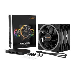 Be Quiet! Light Wings - case fan - PWM - 140 mm - black...