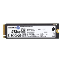 Kingston KC3000 - SSD - 512 GB - intern - M.2 2280 - PCIe 4.0 (NVMe)