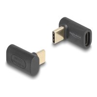 Delock USB-Adapter - 24 pin USB-C (M) gewinkelt zu 24 pin USB-C (W)