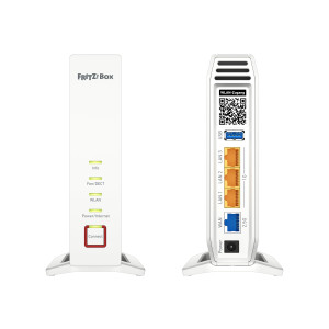 AVM Wireless ROUTER Tri-band AVM FRITZ! Box 4060 con Wi-Fi 6 e DECT - 12 antenne - Conn.WAN 2.5Gb 3P Lan Gigabit 1P USB3.0