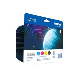 Brother LC970VALBP - 4er-Pack - Schwarz, Gelb, Cyan, Magenta